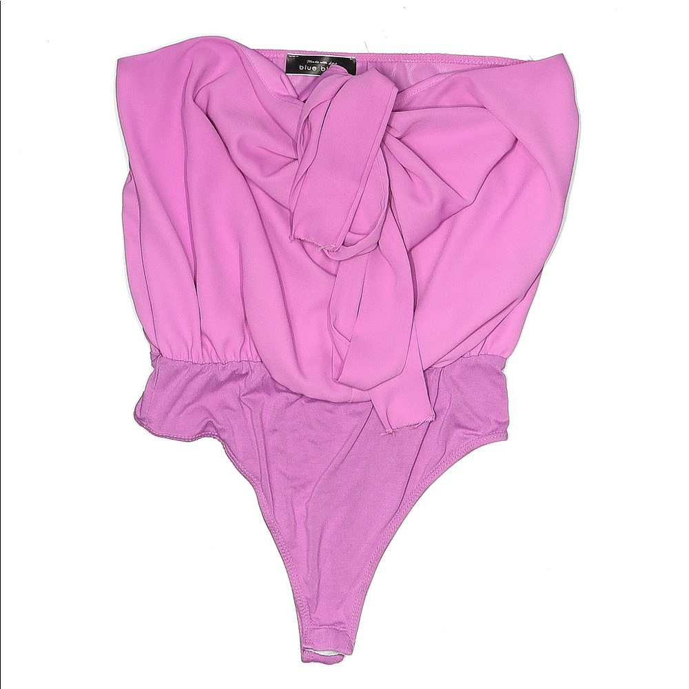 pink blue blush bodysuit
